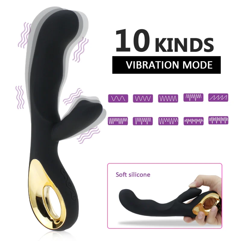 Buy G-Spot Rabbit Vibrator Clitoris Rechargeable Stimulator in Pakistan